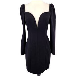 Bailey 44 Portrait of Doreen Bodycon Dress Black Size Small Wired V-Neck Chic
